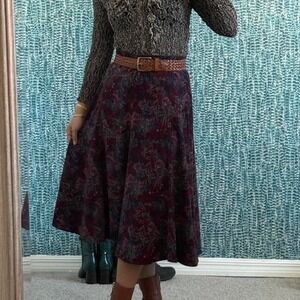 Christopher Banks paisley purple skirt